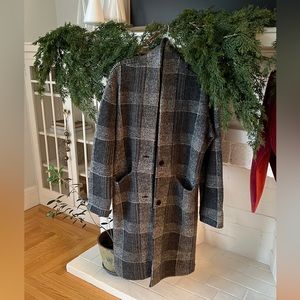 Aritzia Wilfred Dujardin Jacket in Black/Charcoal - Medium